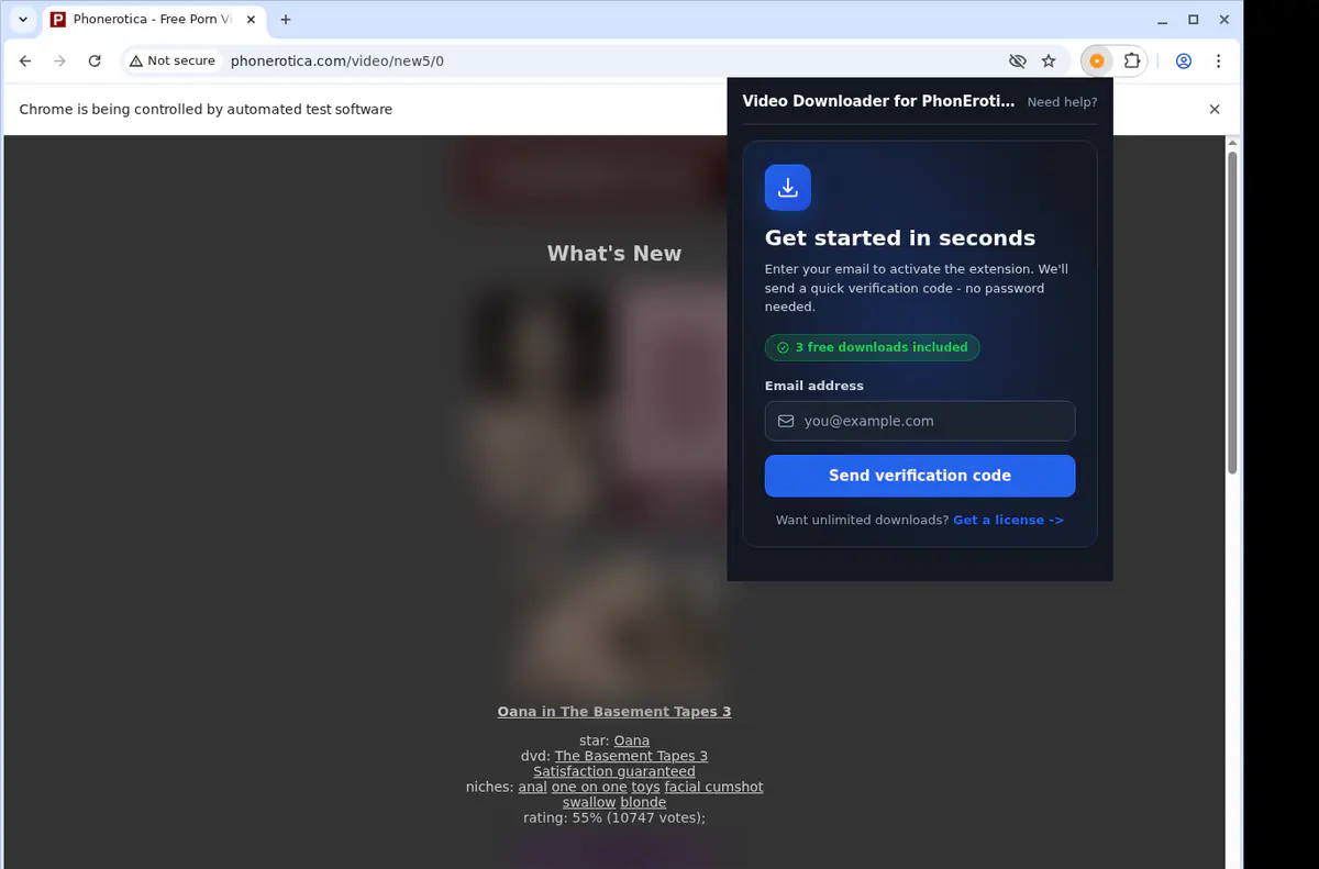 Phonerotica Video Downloader screenshot 5